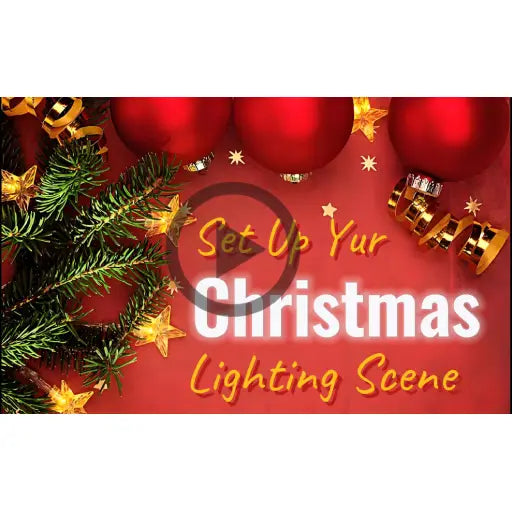 Create your own CHRISTMAS lighting scene!